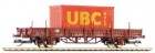 14753 Tillig Flat car loaded with container "UBC"